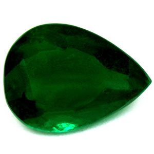 Szmaragd 1,93 ct, zielony, szlif gruszka
