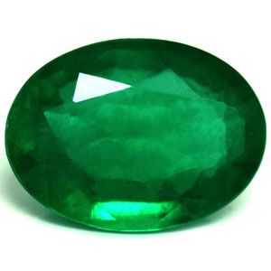 Szmaragd 3,31 ct, zielony, szlif owalny