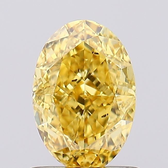 1.08 CT Fancy Vivid Yellow OVAL