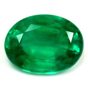 Szmaragd 1,23 ct, zielony, szlif owalny