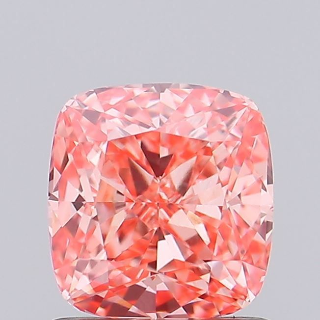1.03 CT Fancy Vivid Pink CUSHION MODIFIED