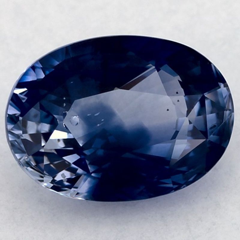 Szafir 3,02 ct, niebieski, szlif owalny