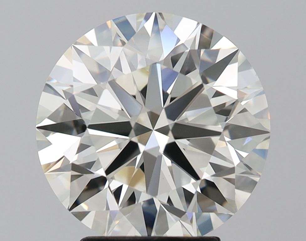 ROUND 3.63 Ct  J VVS2 EX EX FNT
