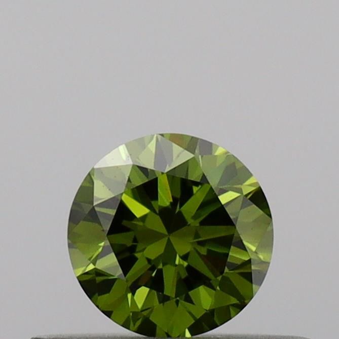 0.31 CT Fancy Vivid Green ROUND