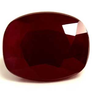Rubin 2,12 ct, czerwony, szlif cushion