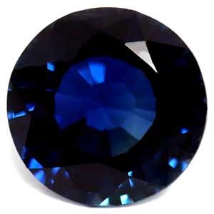 SAPPHIRE FACETED 0.57ct BLUE Intense Blue EC MADAGASCAR HEATED