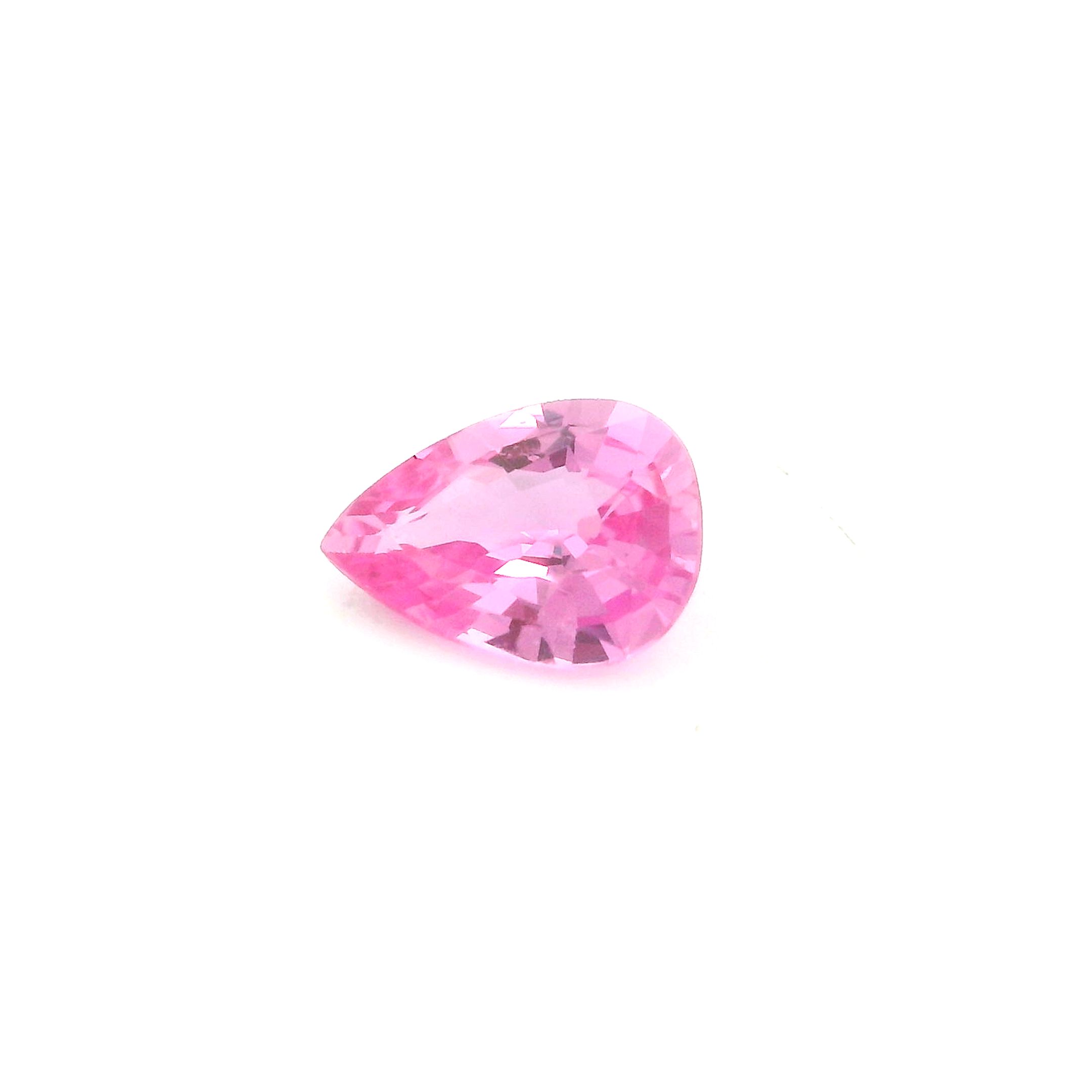 0.67 ct Pear sapphire