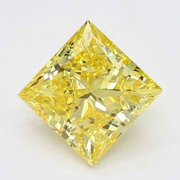 0.72 CT Fancy Vivid Yellow PRINCESS