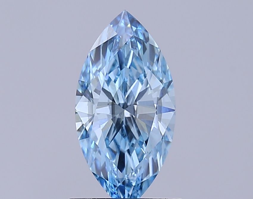 1.11 CT Fancy Vivid Blue MARQUISE