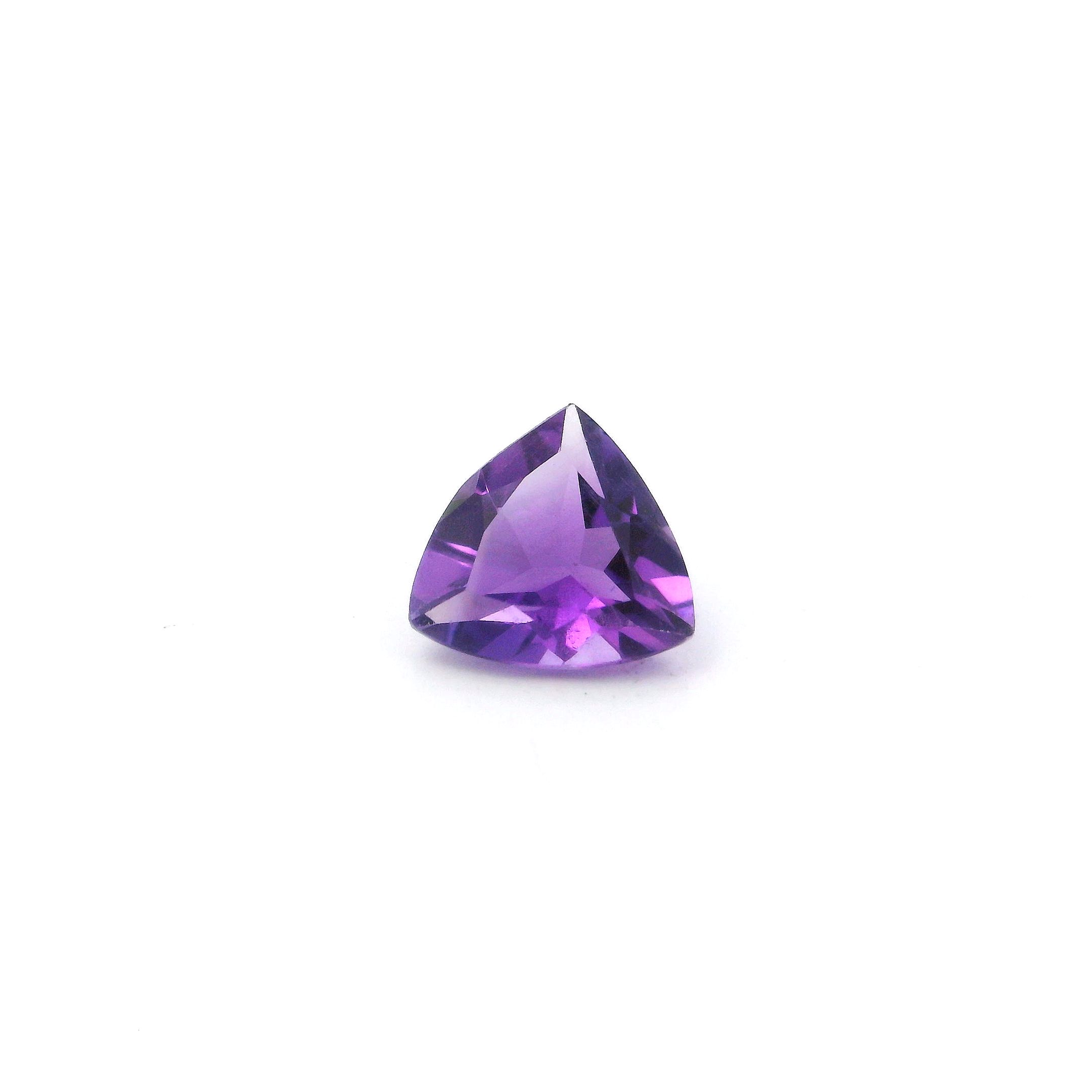 Ametyst 1,33 ct, purpurowy, szlif trójkątny