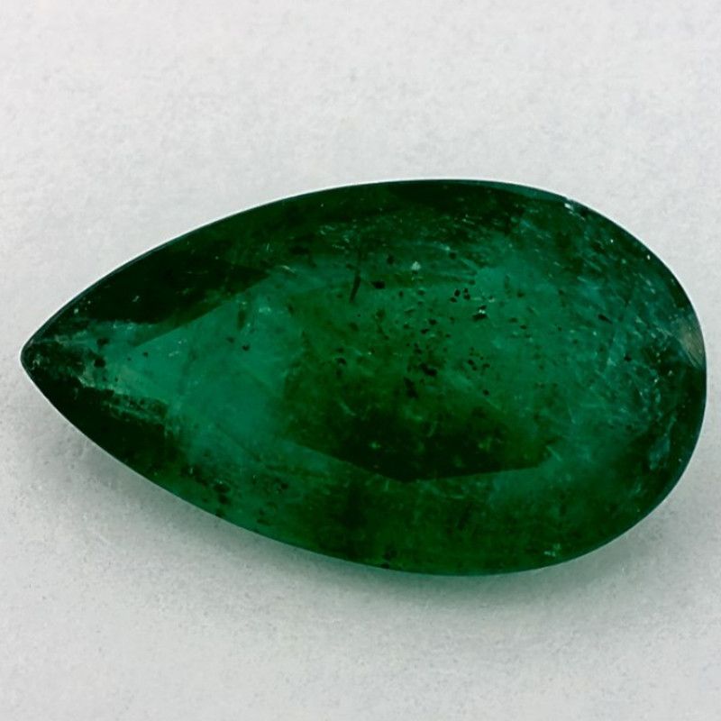 Szmaragd 2,36 ct, zielony, szlif gruszka