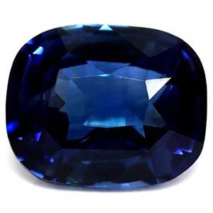 Szafir 1,08 ct, niebieski, szlif cushion