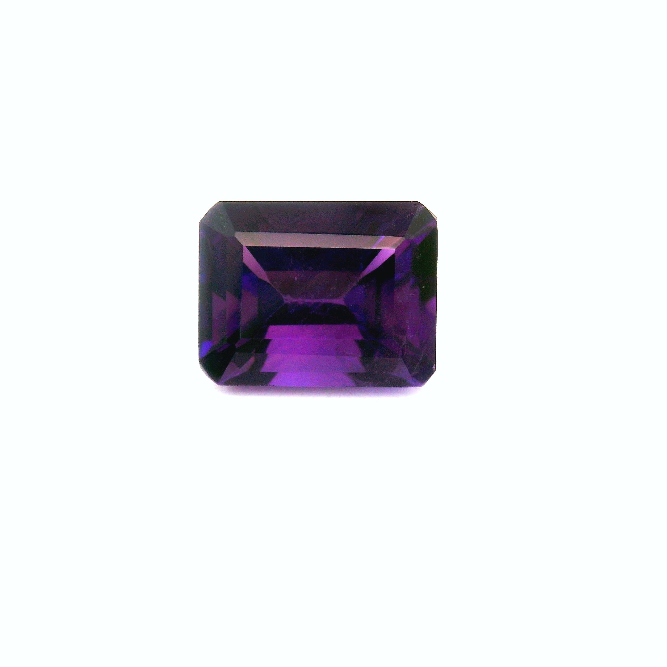 Ametyst 2,41 ct, purpurowy, szlif ośmiokątny