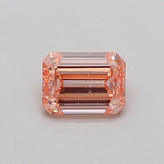 0.38 CT Fancy Intense Orange EMERALD