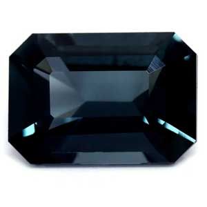 Spinel 1,09 ct, niebieski, szlif szmaragdowy