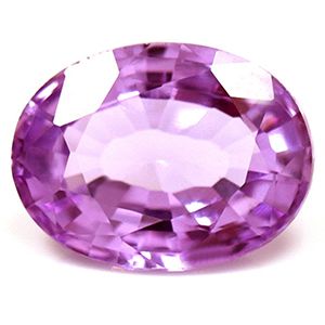 Szafir 1,41 ct, purpurowy, szlif owalny
