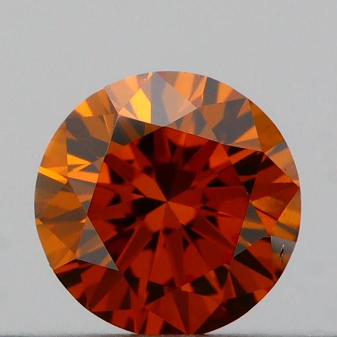 0.19 CT Fancy Deep Orange ROUND