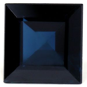 Szafir 2,11 ct, niebieski, szlif kwadratowy