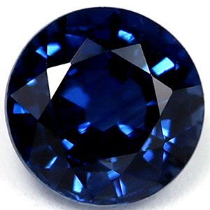 SAPPHIRE FACETED 0.68ct BLUE Intense Blue EC MADAGASCAR NONE