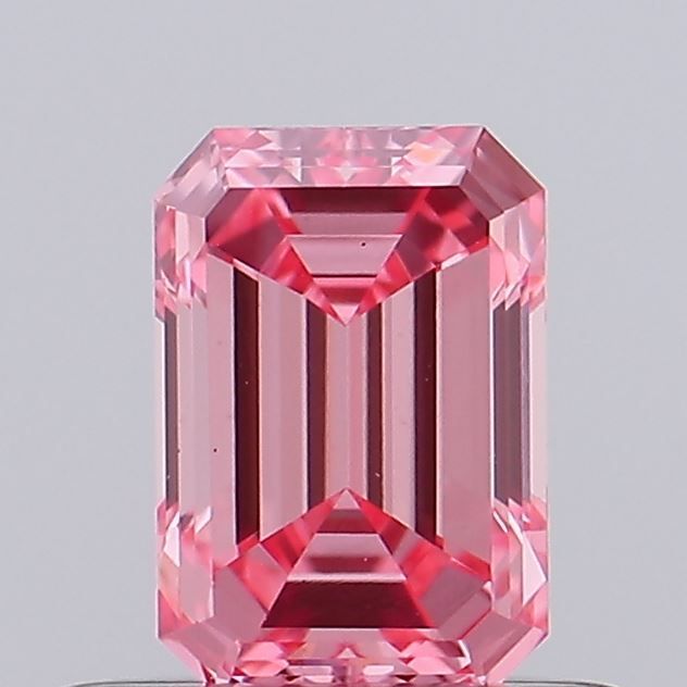0.44 CT Fancy Intense Pink EMERALD