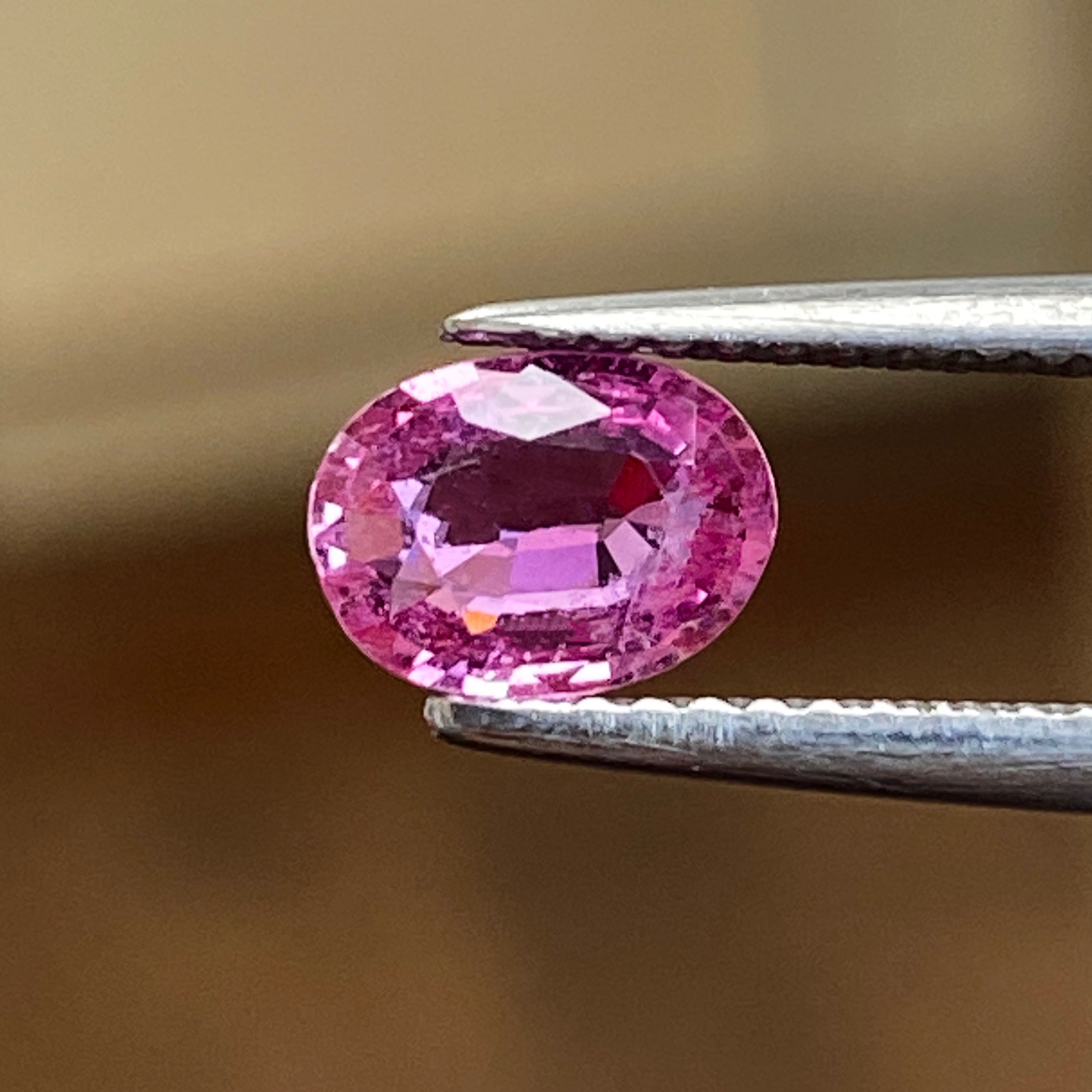 SAPPHIRE FACETED 0.92ct PINK PINK EC SRILANKA HEATED