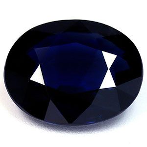 SAPPHIRE FACETED 2.72ct BLUE Intense Blue EC MADAGASCAR NONE