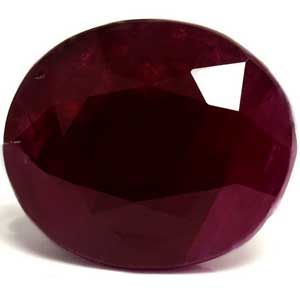 RUBY FACETED 7.89ct RED Deep Red MI REST_OF_AFRICA NONE