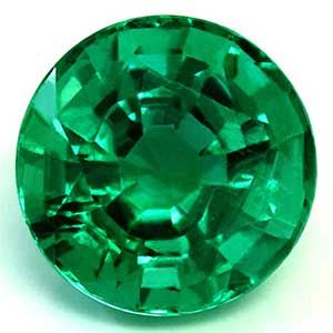 Szmaragd 1,91 ct, zielony, szlif okrągły