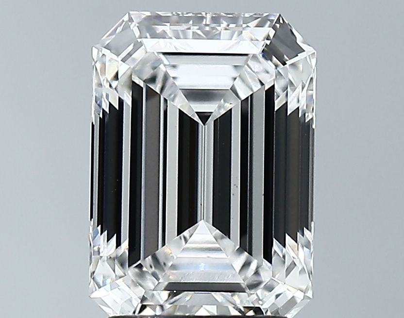 Diamant Émeraude 2.89 ct - Couleur E - Pureté VS1