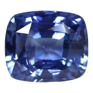 Szafir 1,33 ct, niebieski, szlif cushion