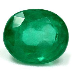 Szmaragd 1,28 ct, zielony, szlif owalny