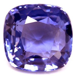 Szafir 2,89 ct, niebieski, szlif cushion