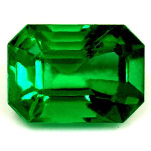 Szmaragd 1,15 ct, zielony, szlif szmaragdowy
