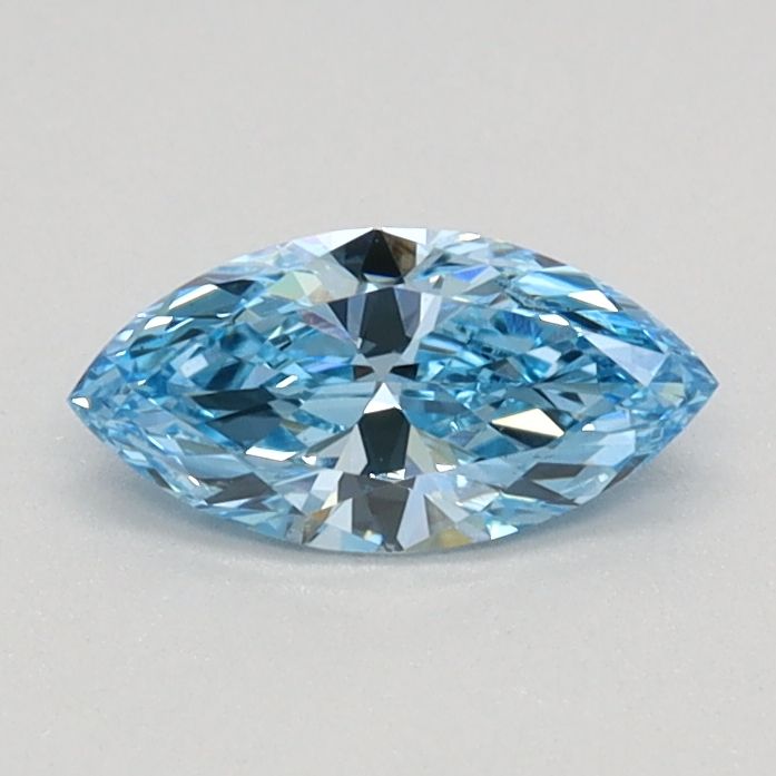 0.35 CT Fancy Vivid Blue MARQUISE