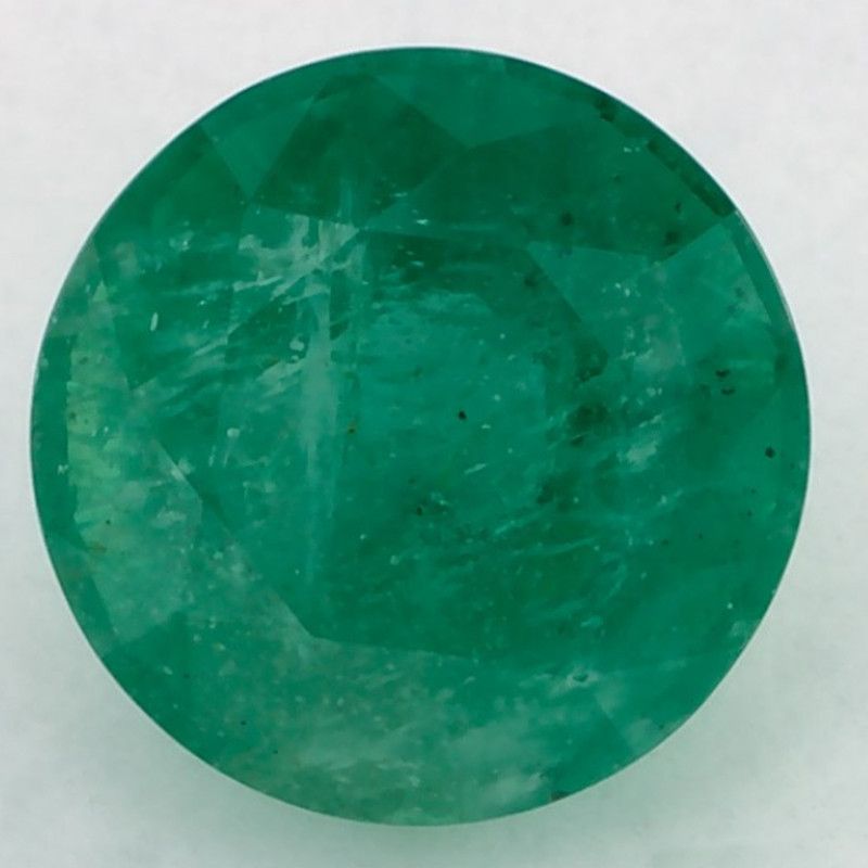 Szmaragd 2,47 ct, zielony, szlif okrągły