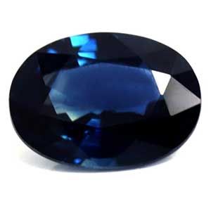Szafir 1,04 ct, niebieski, szlif owalny
