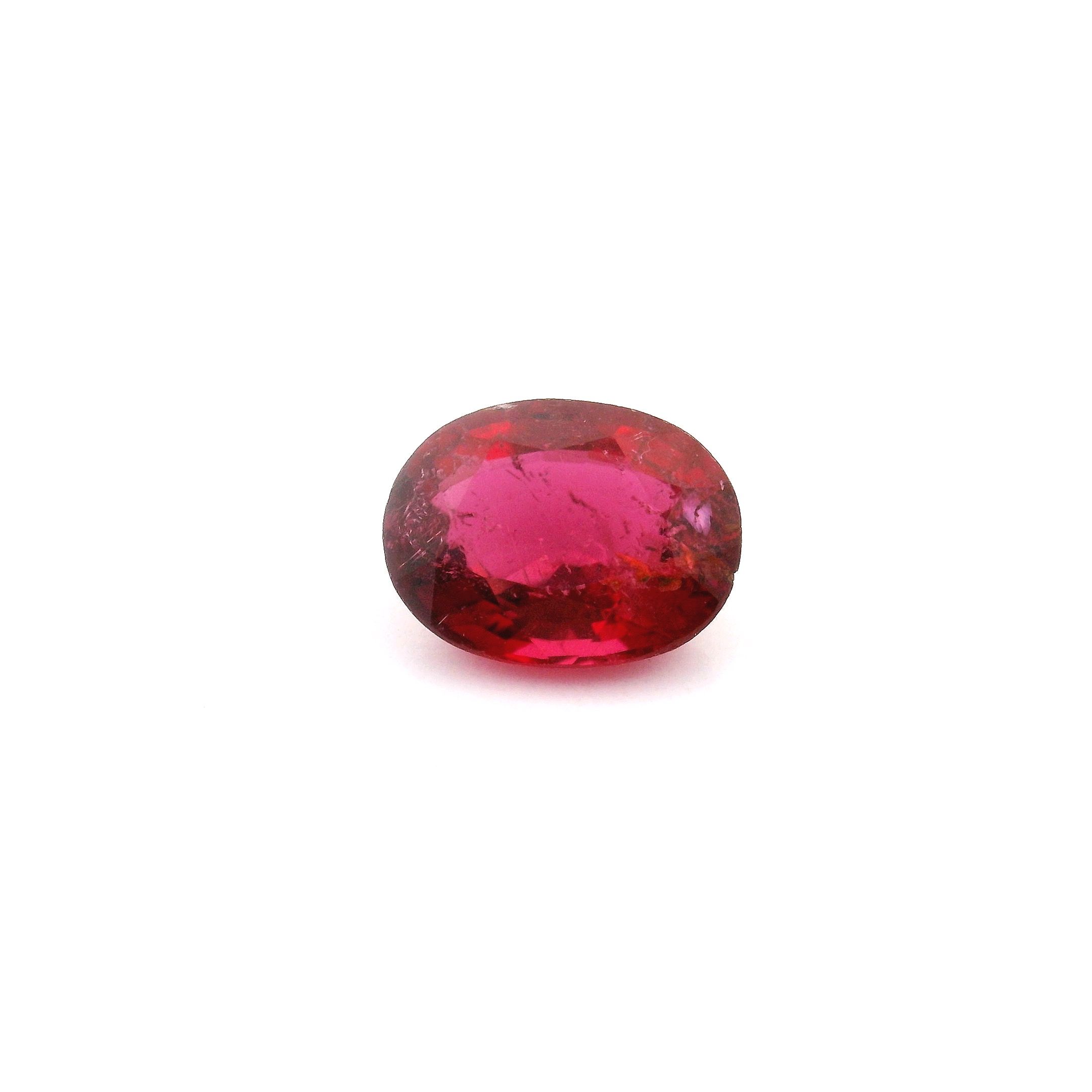 TOURMALINE FACETED 1.3ct PINK Intense SI KENYA NONE