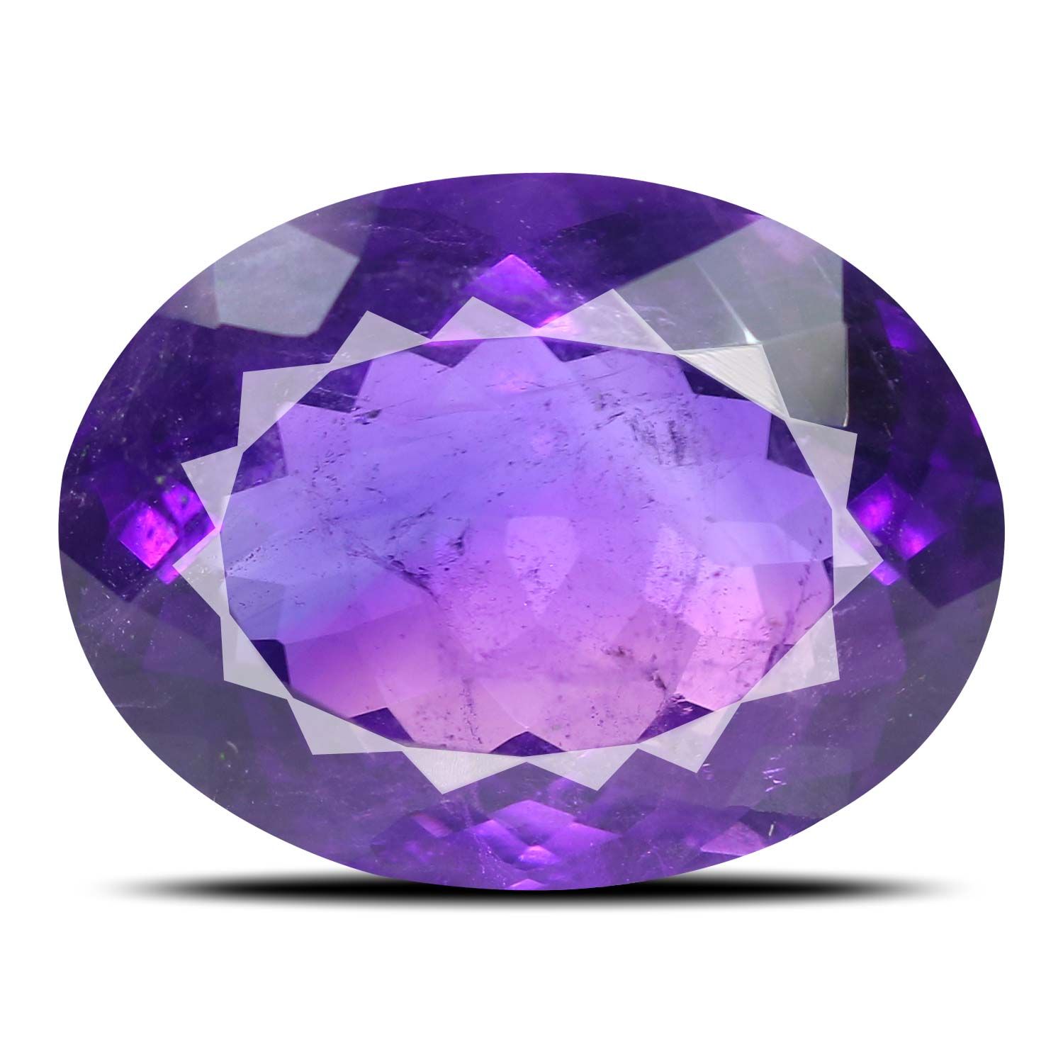 AMETHYST FACETED 13.77ct VIOLET MI REST_OF_AFRICA NONE