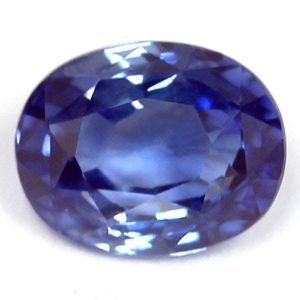 Szafir 1,17 ct, niebieski, szlif owalny