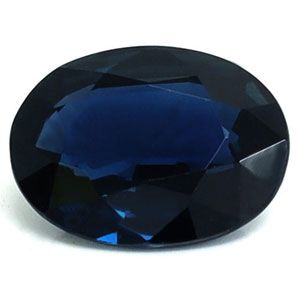 Szafir 1,32 ct, niebieski, szlif owalny