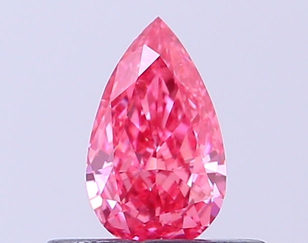 0.32 CT Fancy Vivid Pink PEAR