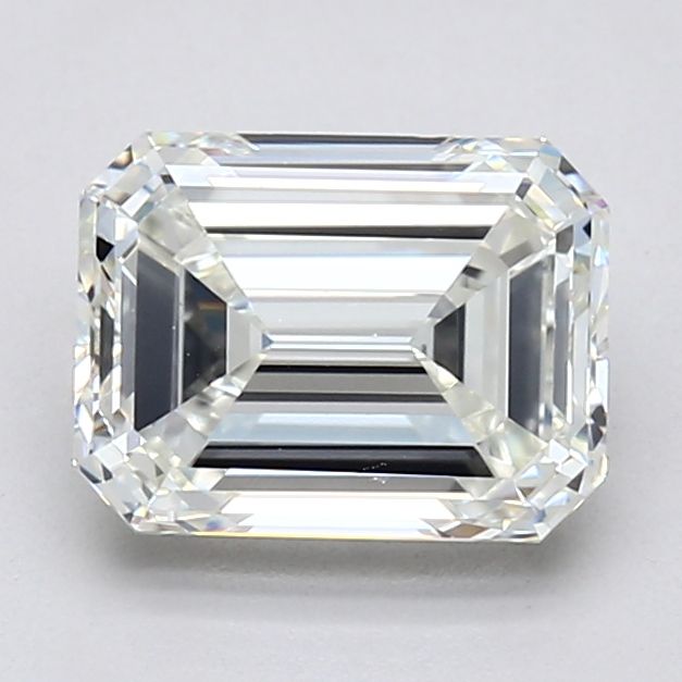 CERT. Diamante extraído natural corte esmeralda GIA 2,01 CT suelto color J claridad VVS2 - Imagen 1 de 2