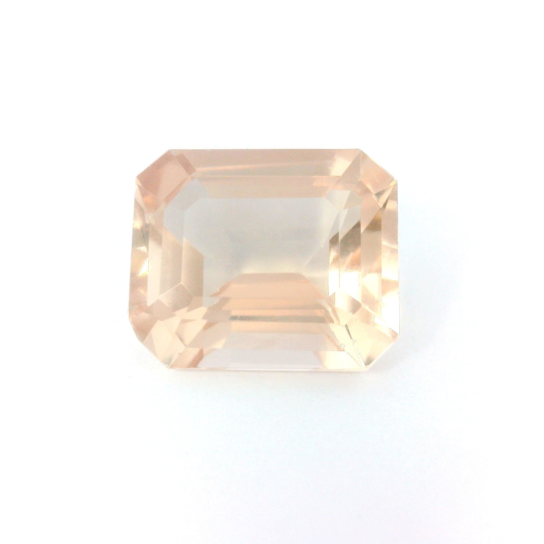 5.89 ct Octagonal morganite