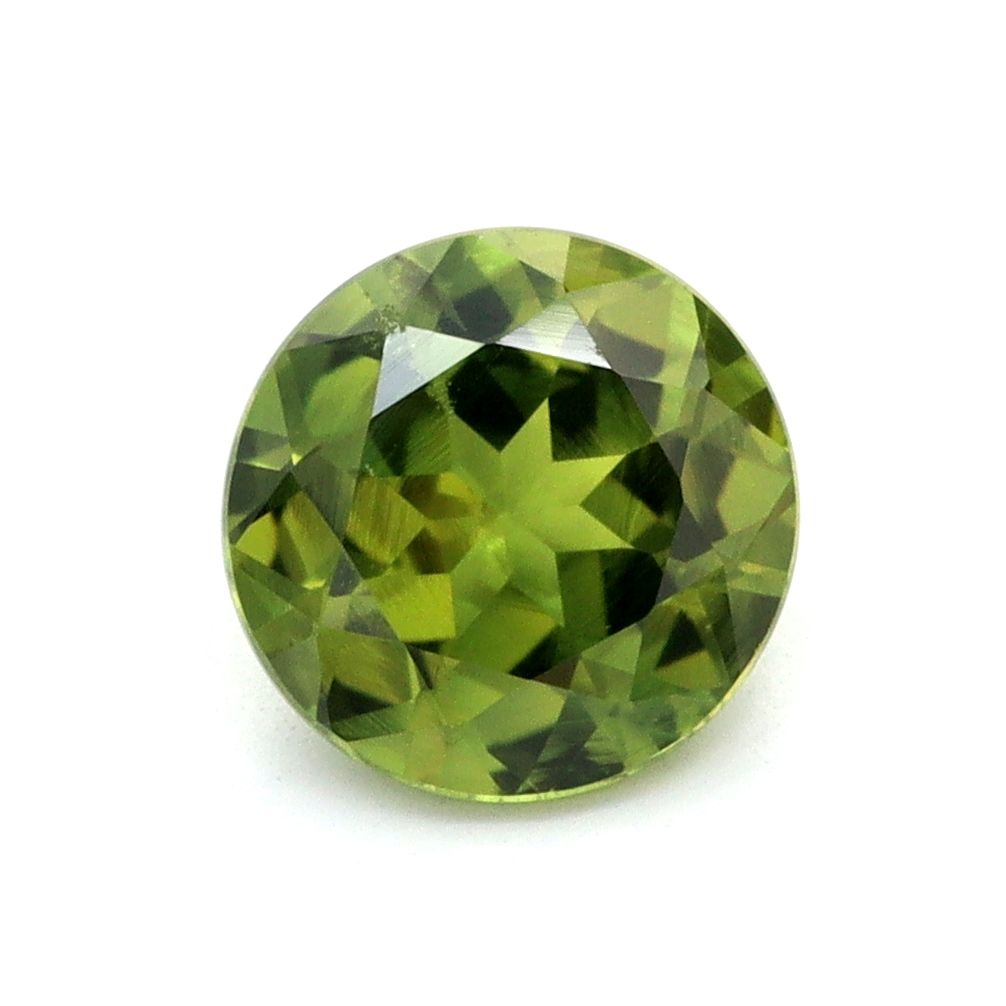 SAPPHIRE FACETED 0.92ct GREEN GREEN EC AUSTRALIA HEATED