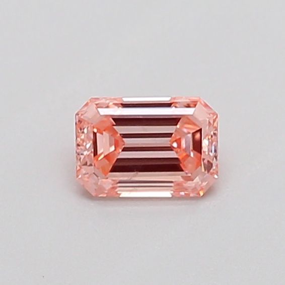 0.3 CT Fancy Intense Orangey Pink EMERALD
