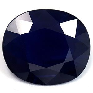 Szafir 11,28 ct, niebieski, szlif owalny