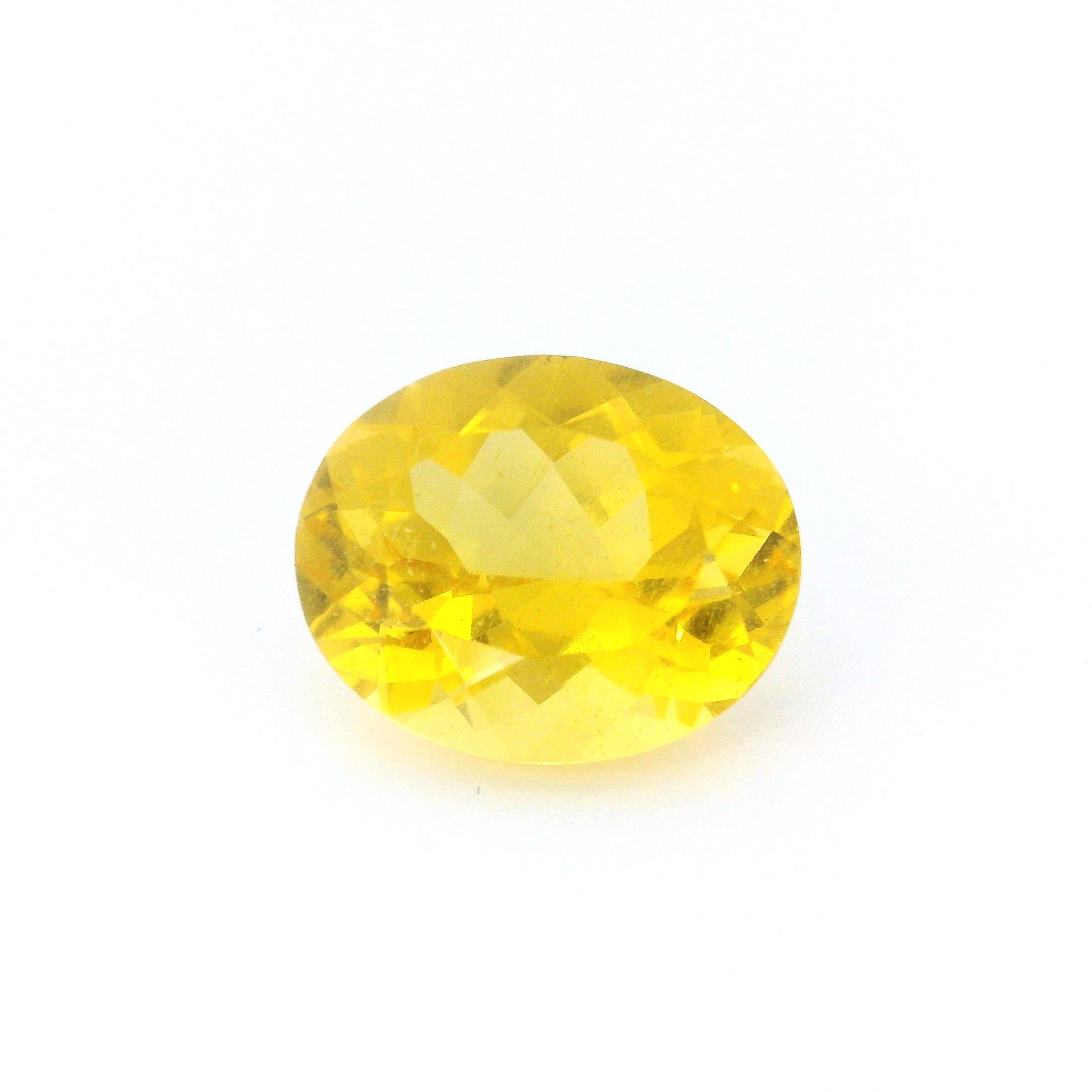 Heliodor 3,50 ct, żółty, szlif owalny