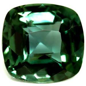 Szafir 1,52 ct, morski, szlif cushion
