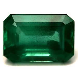 Szmaragd 1,61 ct, zielony, szlif szmaragdowy