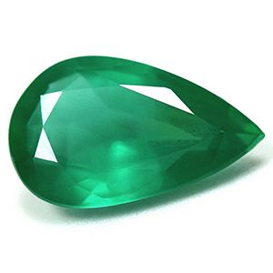 Szmaragd 1,84 ct, zielony, szlif gruszka